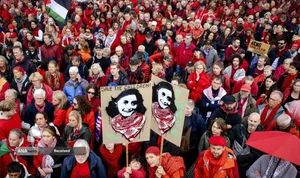 تجمع ۲۵۰ هزار نفری در هلند علیه رژیم صهیونیستی