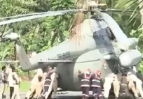 بالگرد رئیس‌جمهور هند دچار سانحه شد+فیلم