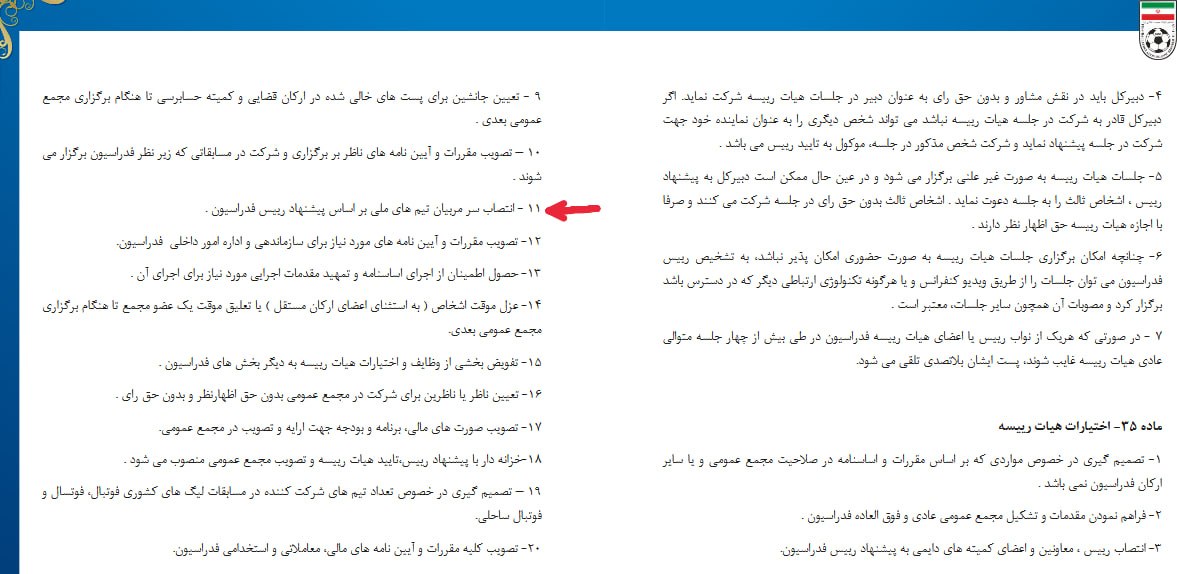 هیات رئیسه درست می‌گوید یا تاج؟ / رئیس فدراسیون مسئول تصمیم گیری درباره ادامه کار قلعه نویی با تیم ملی