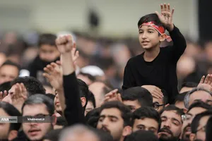 عزاداری شام شهادت حضرت فاطمه(س) با حضور رهبر معظم انقلاب