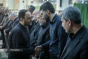 علی بهادری جهرمی سخنگوی دولت سیزدهم در مراسم چهلمین روز شهادت دکتر محمدمهدی طهرانچی