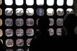 مراسم اقامه نماز بر پیکر امام شهید امت