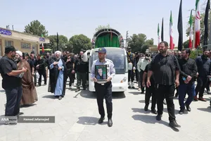 تشییع و تدفین پیکر مطهر بسیجی شهید حسین یوسفخانی