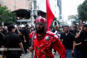 عزاداری و آیین خیمه&zwnj;سوزی عصر عاشورا در هیئت قمر بنی&zwnj;هاشم ساری