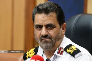 نشست خبری سردار موسوی پور رئیس پلیس راهور تهران بزرگ