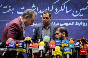 نشست خبری سردار حسین معروفی معاون هماهنگ کننده سازمان بسیج