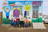 افتتاح سومین مدرسه یک گروه جهادی در منطقه محروم/ «شهدا» نام دبستان روستای حسین آباد+ فیلم