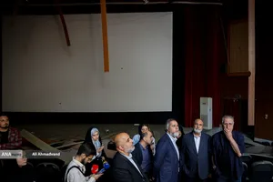 بازدید رئیس سازمان سینمایی از سینما شکوفه