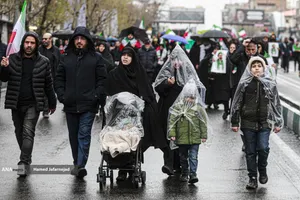 حضور میلیونی مردم در راهپیمایی روز قدس تهران 1404