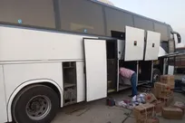 اتوبوس حامل کالای قاچاق توسط پلیس توقیف شد