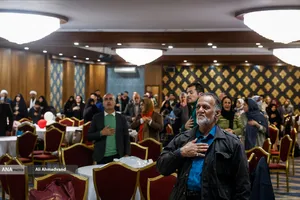 آیین بدرقه خانواده&zwnj;های آسیب&zwnj;دیده در جنگ به زیارت امام رضا(ع)
