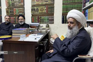 دیدار حجت&zwnj;الاسلام نواب، نماینده ولی&zwnj;فقیه در امور حج و زیارت با آیت&zwnj;الله عبدالکریم حائری