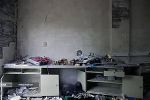 بازدید اصحاب رسانه از  خسارت وارده در دانشگاه شهید بهشتی