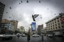 بارش باران در تهران