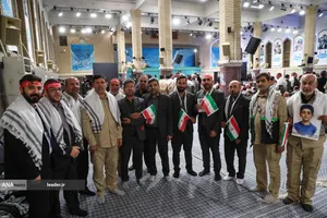 مراسم روز بسیج در حسینیه امام خمینی(ره)