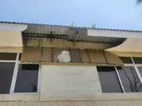 ساختمان کمپ تیم‌های ملی تنیس در پی حملات رژیم غاصب صهیونی آسیب دید