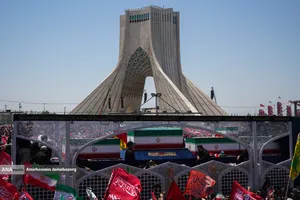 تشییع پیکر مطهر آقای شهید ایران و خانواده ایشان