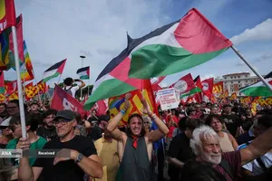 اعتراضات سراسری مردم ایتالیا در حمایت از فلسطین