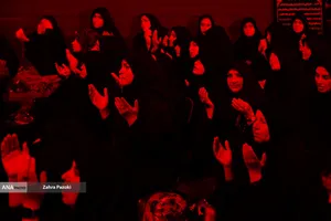 عزاداری شب های محرم در هیأت ریحانه النبی