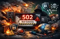 معنای ارور ۵۰۲ سایت‌ها در شرایط جنگی چیست؟