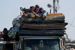 مردم آواره شهر غزه