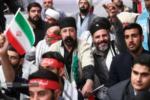 مراسم روز بسیج در حسینیه امام خمینی(ره)