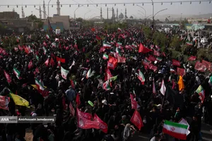 مراسم تشییع پیکر مطهر رهبر شهید انقلاب در قم