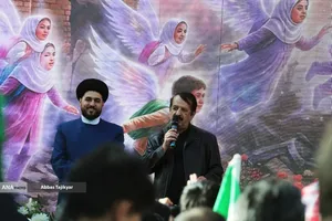 آیین چهلمین روز نوگلان دانش آموز میناب