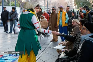 اولین روز اجراهای خیابانی جشنواره تئاتر فجر
