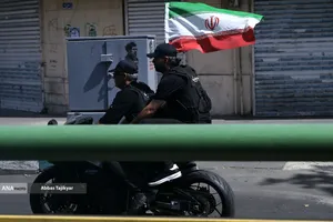 رژه بزرگ موتور سواران جان فدا در تهران