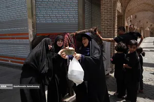 خیمه سوزان ظهر عاشورا - چهارراه گلوبندک تهران