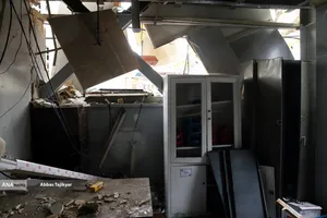 بازدید اصحاب رسانه از پایگاه مدیرت بحران نازی&zwnj;آباد و خودروهای آسیب دیده اورژانس در اثر تجاوز صهیونیستی آمریکایی