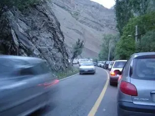 ترافیک در محور هراز سنگین است