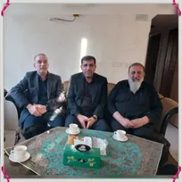 دیدار مسئولین دانشگاه آزاد شیراز با خانواده شهید حسن مینایی فرد