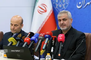نشست خبری علی القاصی&zwnj;مهر، رئیس کل دادگستری استان تهران