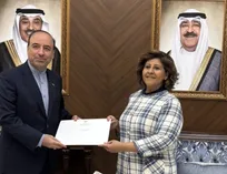 تقدیم پیام کتبی عراقچی به همتای کویتی