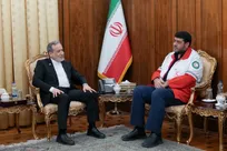 دیدار رئیس جمعیت هلال احمر با عراقچی