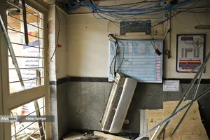 بازدید اصحاب رسانه از پایگاه مدیرت بحران نازی&zwnj;آباد و خودروهای آسیب دیده اورژانس در اثر تجاوز صهیونیستی آمریکایی