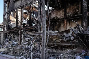 تخریب و آتش سوزی اموال عمومی در تهران