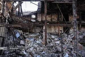 تخریب و آتش سوزی اموال عمومی در تهران