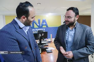 بازدیدمهدی قمی شهردار منطقه 11 تهران از خبرگزاری آنا