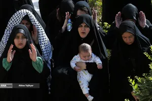 مراسم اقامه نماز بر پیکر امام شهید امت