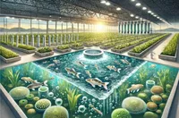 فناوری نوین در آبزی‌پروری؛ پرورش متراکم با غذای دائم و بدون تعویض آب + فیلم