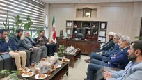 دیدار رئیس دانشگاه آزاد واحد علوم و فناوری پردیس با فرماندار شهرستان پردیس به مناسبت هفته دولت