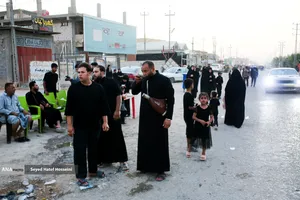 پیاده روی زائرین اربعین حسینی از طریق العلما