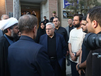 بازدید رئیس دانشگاه شهید بهشتی از ستاد اجرایی استقبال از میهمانان مراسم تشییع رهبر شهید ایران