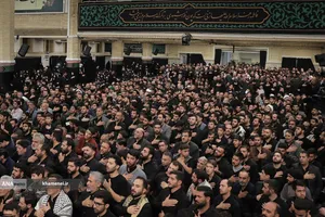 عزاداری شام شهادت حضرت فاطمه(س) با حضور رهبر معظم انقلاب