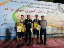 دانشگاه آزاد مراغه قهرمان والیبال ساحلی کاپ آزاد کشور شد