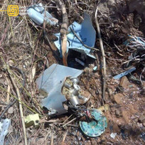 انهدام یک&zwnj; فروند پهپاد انتحاری رژیم صهیونیستی در قزوین