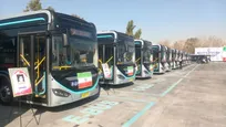 رونمایی از اتوبوس‌های جدید و افتتاح بزرگ‌ترین ایستگاه شارژ برقی کشور در کیان‌شهر